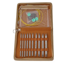 10 Paar austauschbare Rundstricknadeln, 2,8 mm–6,0 mm,