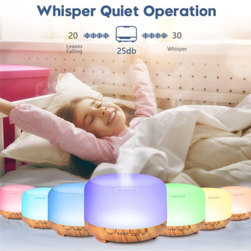 Essential Oil Diffuser 500ml Humidifier Diffusers Aromatherapy Diffuser with Remote Control EU Plug 1