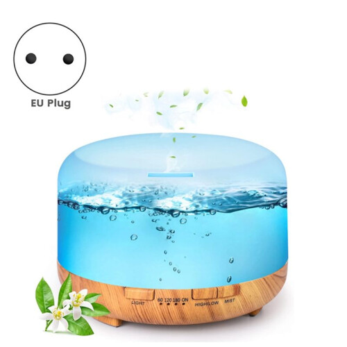 Essential Oil Diffuser 500ml Humidifier Diffusers Aromatherapy Diffuser with Remote Control EU Plug 2