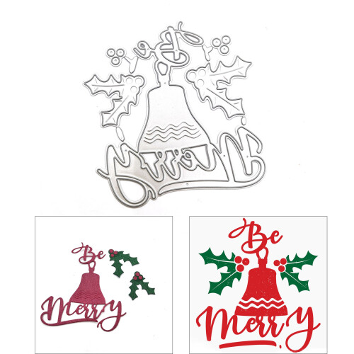5 Stück Weihnachtsglocken Stanzformen-JH072516 1