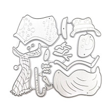 Metal Die Cuts Christmas Sleigh Cutting Dies for Album-JAM1352