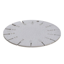 Precision Wire Gauge Tool for Metal and String Diameter Measurement 2mm Accuracy for Music and Electrical Use