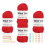 Crochet Yarns Thread for Carpet Rug Hanging-bright red 1