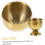 6Pcs Stainless Steel Egg Cup Holders Heat Resistant Flat Base for Kitchen Breakfast Serving 2