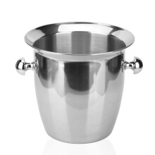 Stainless Steel Champagne Ice Bucket with Enhanced Cold Retention for Hotel Bar Wine Chilling