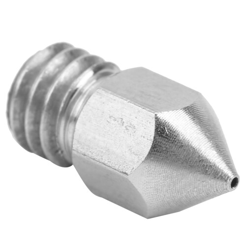 10Pcs Stainless Steel 3D Printer Nozzle Set 0.2-0.6mm, Silver 2