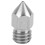 10Pcs Stainless Steel 3D Printer Nozzle Set 0.2-0.6mm, Silver 2