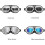 Protective Motorcycle Riding Glasses WearResistant Design Polarized Lenses Silver Frame 4