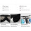 Protective Motorcycle Riding Glasses WearResistant Design Polarized Lenses Silver Frame 2