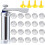 Cookie Press with 20 Pattern Discs, Durable Aluminum Biscuit Maker for Easy Home Baking 2