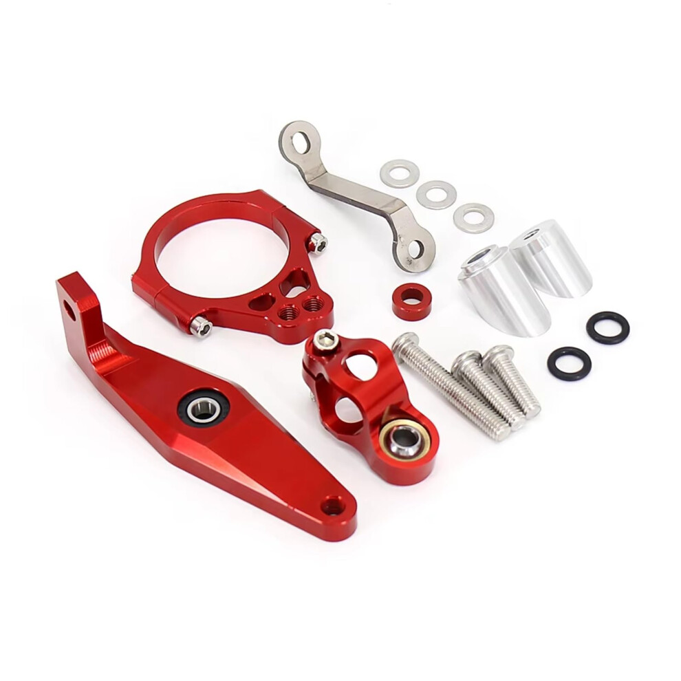 Motorcycle Stabilizer Compatible With 20222023 Cnc Steering Stabilizer Damper Bracket Mount A Red 9199774681681