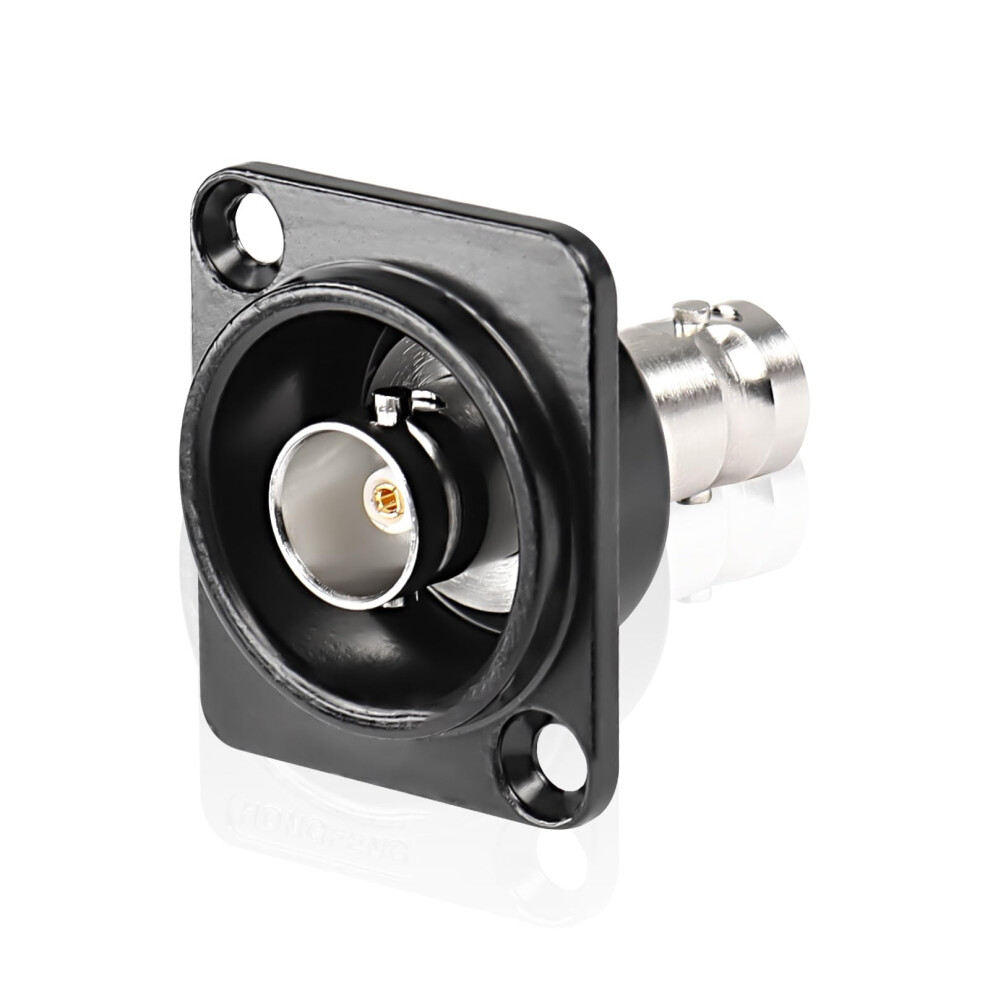 Bnc Panel Mount Adapter Female To Female Plated Coupler For Secure Signal Transmission Gold 9199774682152