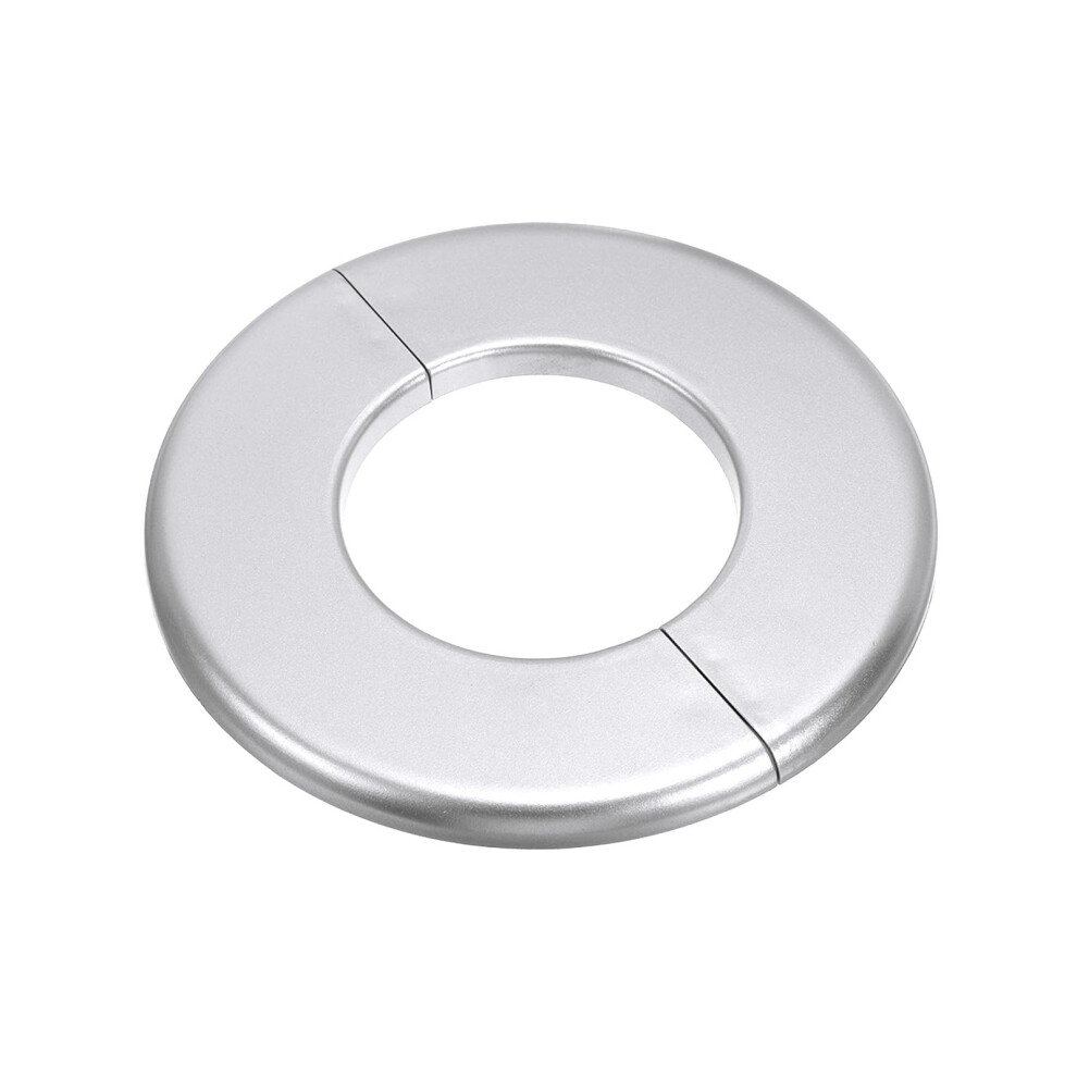 Wall Split Flange 64Mm Abs Selfadhesive Pipe Cover Escutcheon For Bathroom Kitchen Silver 9094768932216