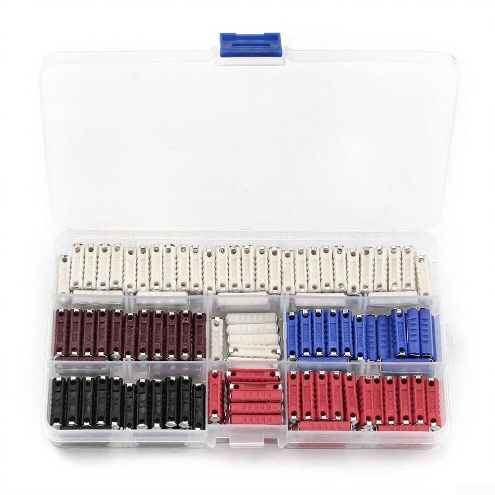 Automotive Fuse Assortment 200Pcs Torpedo Fuse Set 5 Amp Ratings For Classic European Cars 9187378931677