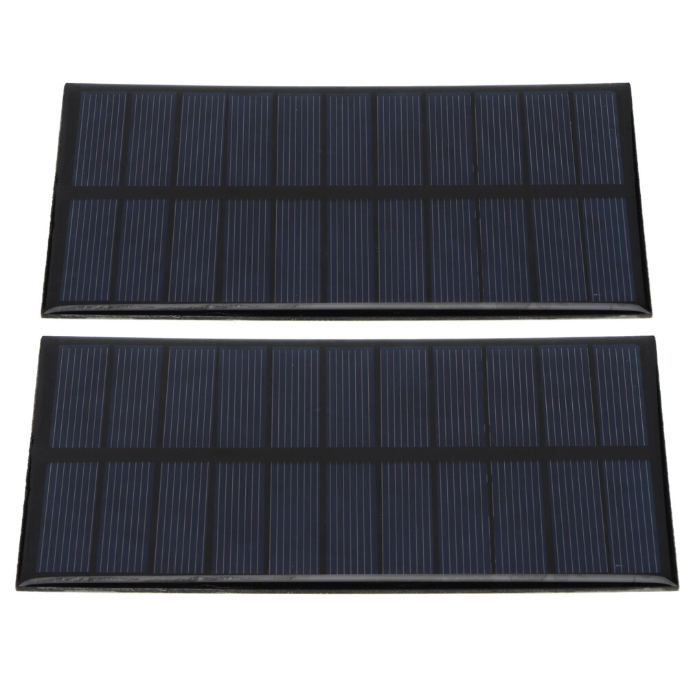 2Pcs 1.6W 5.5V Mini Polysilicon Solar Panel Diy Battery Charger 4631379610048