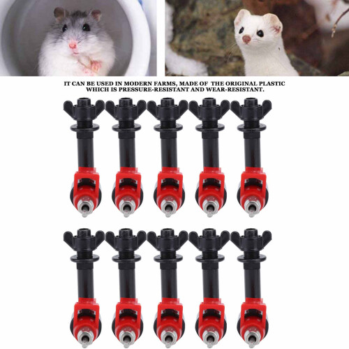 10Pcs Poultry Watering System - Automatic Drinker Feeder for Rabbits 2