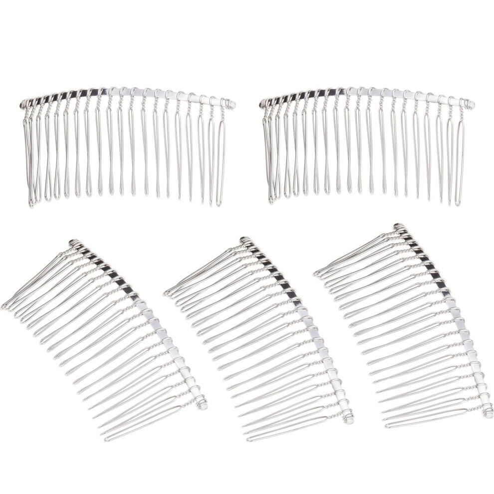 Wedding Veils Accessory, Crystal Crowns Accessory With Durable Silver Metal, Metal Wire Hair Comb For Decorative Hair Combs, Suitable For Girls As A