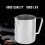 Κομψή κανάτα αφρού γάλακτος, από παχύρρευστο ανοξείδωτο ατσάλι κατάλληλο για 4