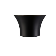 Large Black Stainless Steel Ice Bucket Keeps Drinks Cold for Wine, Champagne and Beer Parties