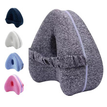 Knee Pillow for Side Sleepers with Adjustable Strap, HeartShaped Memory Foam for Hip Alignment