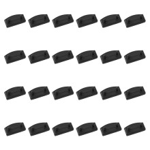 24PCS Bed Frame Slat End Cap Bracket 55x9mm Plastic Connector for Wooden Single Twin Queen Beds