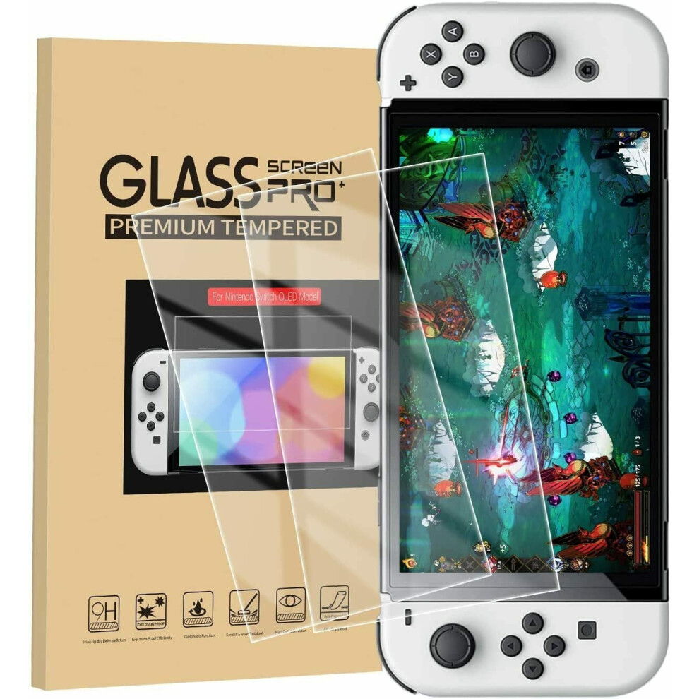 Screen Protector For Nintendo Switch Oled 2Pack 9H Tempered Glass With Edgetoedge Coverage 9199774684040
