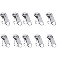 10 Stuks 3 # 5 # Ritsen Trekkers Ritsen-Nee. 3 zilveren pullhe