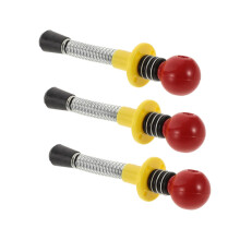 3pcs Loaded Spring Rods For Pinball Machines Replacement Pinball Plunger Rods, Compatible With Pinball, Durable Steel