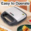 Mini Donut and Walnut Cookie Maker with DualSide Heating, Quick HeatUp, Easy Clean 4