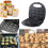 Mini Donut and Walnut Cookie Maker with DualSide Heating, Quick HeatUp, Easy Clean 2