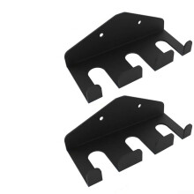 WallMounted Barbell Rack HeavyDuty Metal Holder For Home Gym Garage SpaceSaving Vertical Hanger Wall Organizer 2Pack