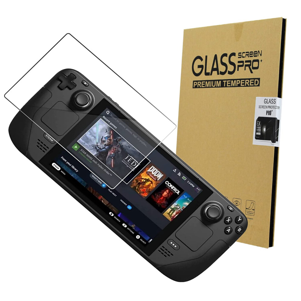 Tempered Glass Screen Protector 9H Scratch Resistant Full Coverage Shatterproof For Steam Deck 9094768934449
