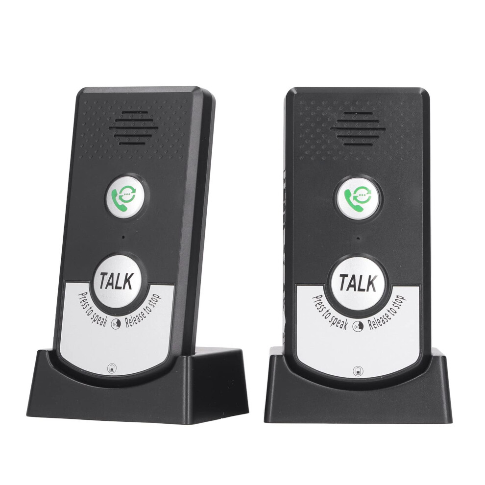 Wireless Intercom System 1000M Long Range Twoway Voice With 48H Battery For Home Office Hospital 9365369327641