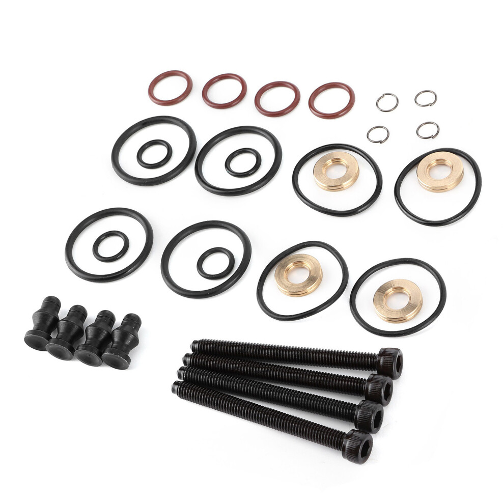 4Sets Fuel Injector Seal Repair Kit Sealing Assembly Clamp Bolt 1417010997 Fit 7891379614317