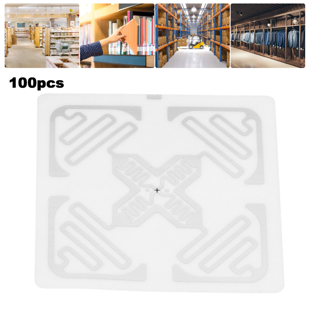50X50mm Uhf Rfid 100Pcs Labels 860-960Mhz For Fast Warehouse Inventory 4241379614351