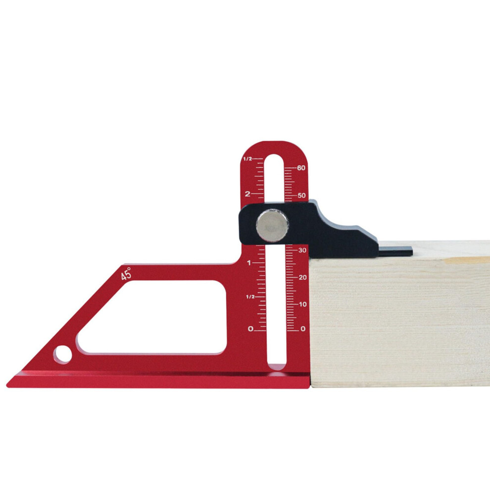 Woodworking Height Gauge 060Mm Aluminum Depth Measuring Tool For Table Saw Router Planer 9199774685023