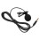 Mini Wired Lavalier Microphone, Black, 6x2.2mm, 1.45m Cable 16