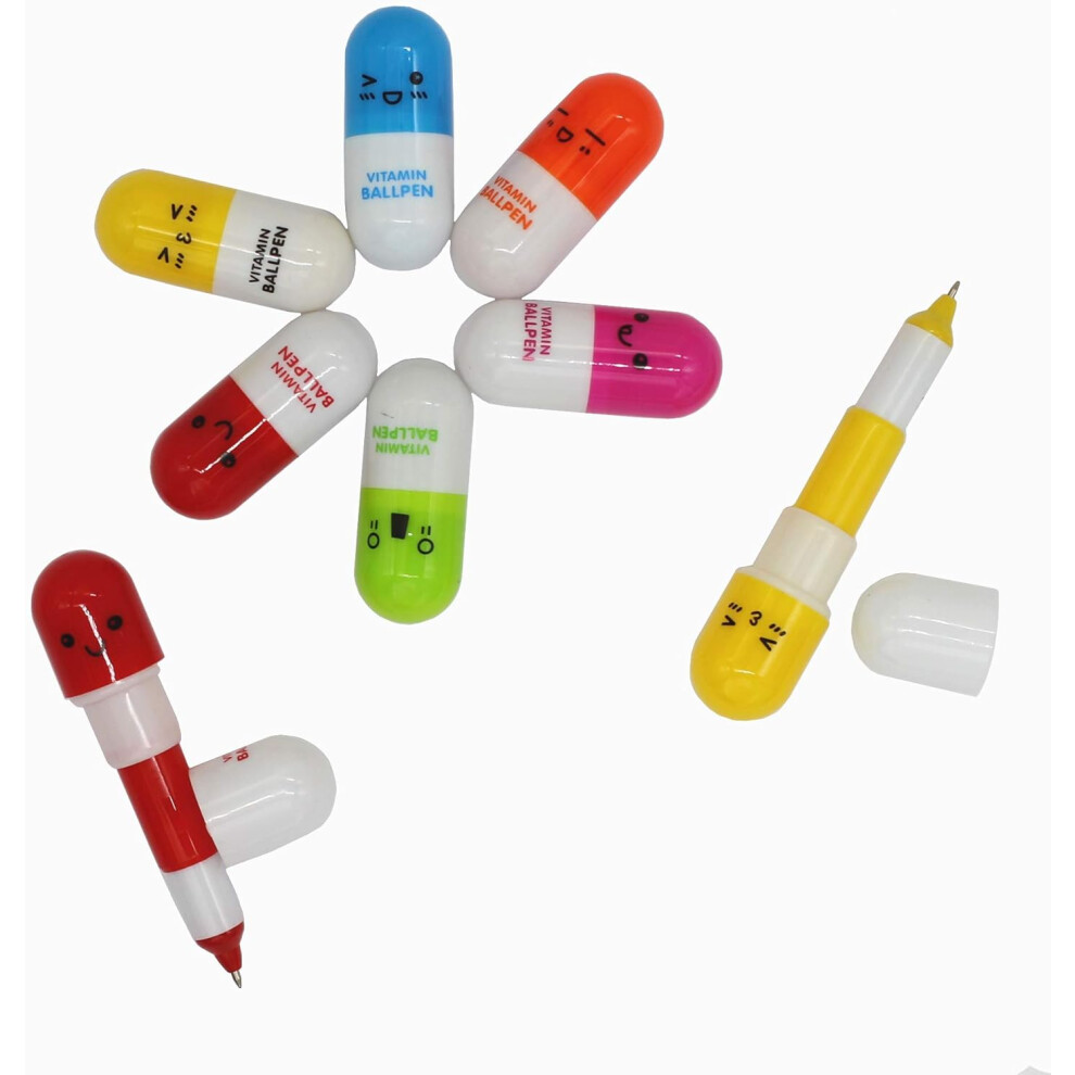 Quality Materials ABS Pens, Miniature Retractable Design, Novelty Writing Tools For Creative Christmas Stocking Stuffers, Convenient Recording, Vibra