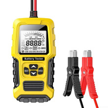 12V 24V Car Battery Analyzer 2 X 7Inch LCD Yellow For Mechanics and DIY Enthusiasts