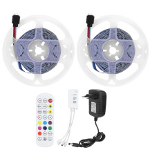 Ruban LED RGB 10 m, bande LED COB haute densité 12 V étanche pour chambre et cuisine, ambiance personnalisable avec plus de 16 millions de couleurs.
