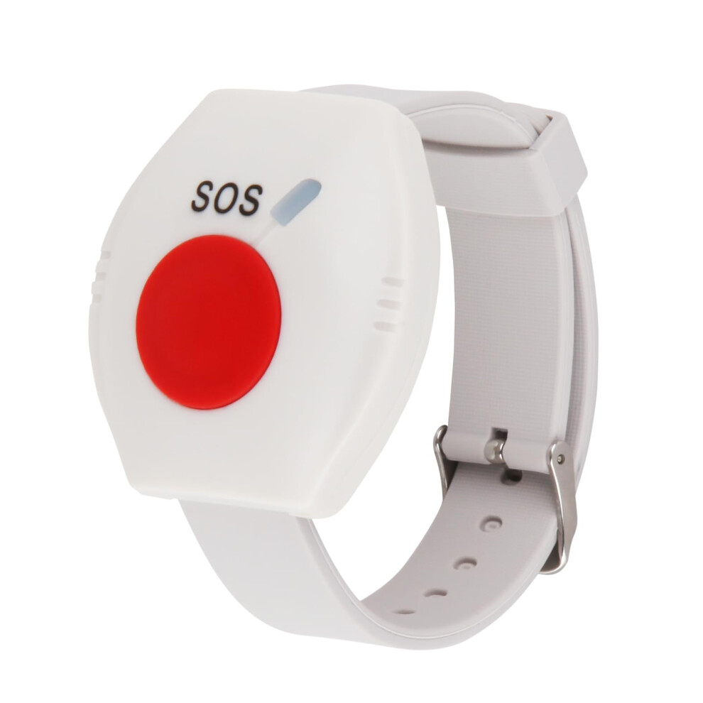 Wireless Nurse Call Pager with SOS Alert Watch for Elderly Caregiver, RF433MHz Secure Connection