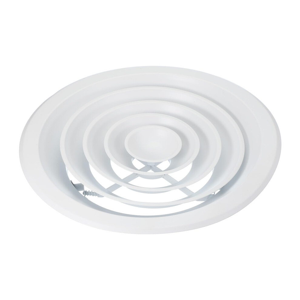 Ceiling Air Diffuser 12 Inch Round Aluminum Hvac Air Vent Cover 360 Airflow White For Home Office 9199774685627
