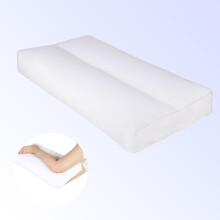 Knee Pillow for Side Sleepers with Full Leg Support, Breathable Cotton Cover for Hip and Back Pain