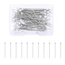 Sewing Pin Straight For Dressmaker And Quilting 200 White Pins Positioning For Sewing