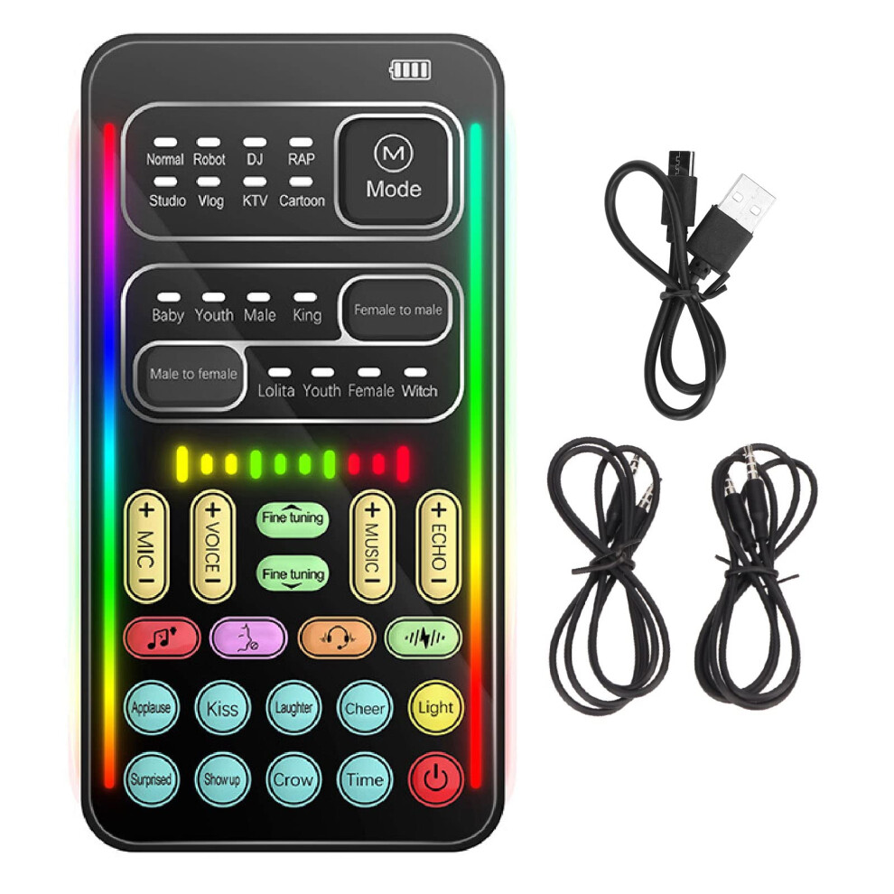 Voice Changer With Eight Voice Modes And Instant Sound Effects For Pc Mobile Gaming Streaming Black 9199774686136