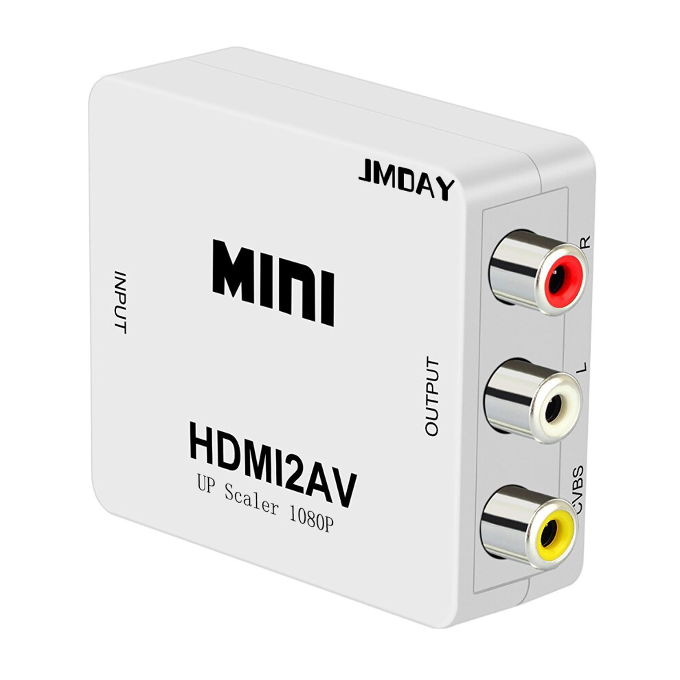 Hdmi To Av Converter 1080P With Pal Ntsc Switch For Ps4 Xbox Pc Laptop Old Tv Dvd 9199774686167