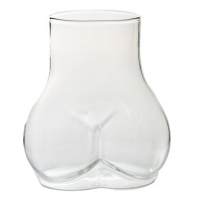 Body Shaped Beer Glass 450ml Transparent Butt Design for Beer Wine Cocktails Home Bar Party