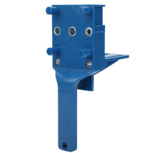 Woodworking Drilling Hole Locator 4-45mm Guide Blue 7.9x2.8in