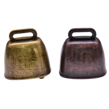 2Pack Animal Bell For Cattle Sheep Cow Horse Red Bronze Green Bronze Noisemaker AntiLoss Accessory Handle