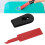 SelfSharpening Scraper with Builtin Sharpener, 2in1 Hook Tool for Kitchen Stove and Sink Cleaning, Red 5